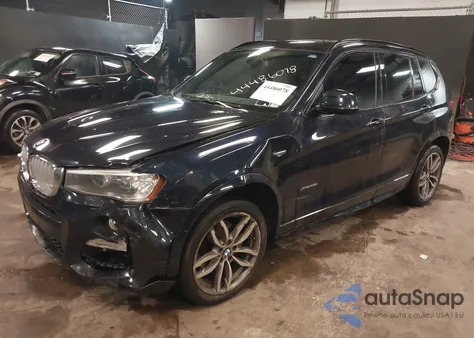 2015 BMW X3 xDrive28I from USA, damaged, VIN 5UXWX9C5XF0D54281